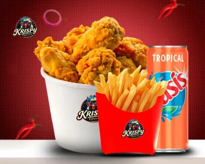 Menu Hot Wings (10Pcs)